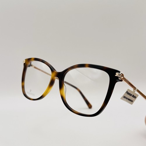 Swarovski Eyeglasses Ladies Oval Brown Gold STRASS Mod. SK 5316 NEW - Picture 8 of 12