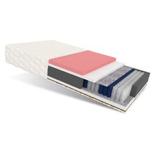 Matratze 180x200 Taschenfederkern VIGO MAX H3 H4 7 Zonen Kokos 28 cm JERSEY 