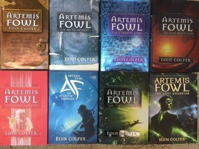 Lot Of 5 Artemis Fowl Books, HC/PB , By Eoin Colfer