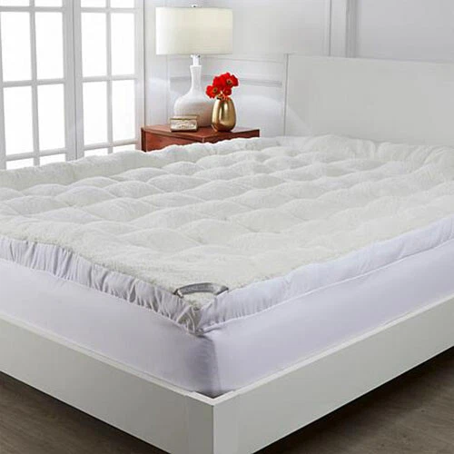 Concierge Collection Reversible Pillowtop SuperLoft Mattress Topper, Queen