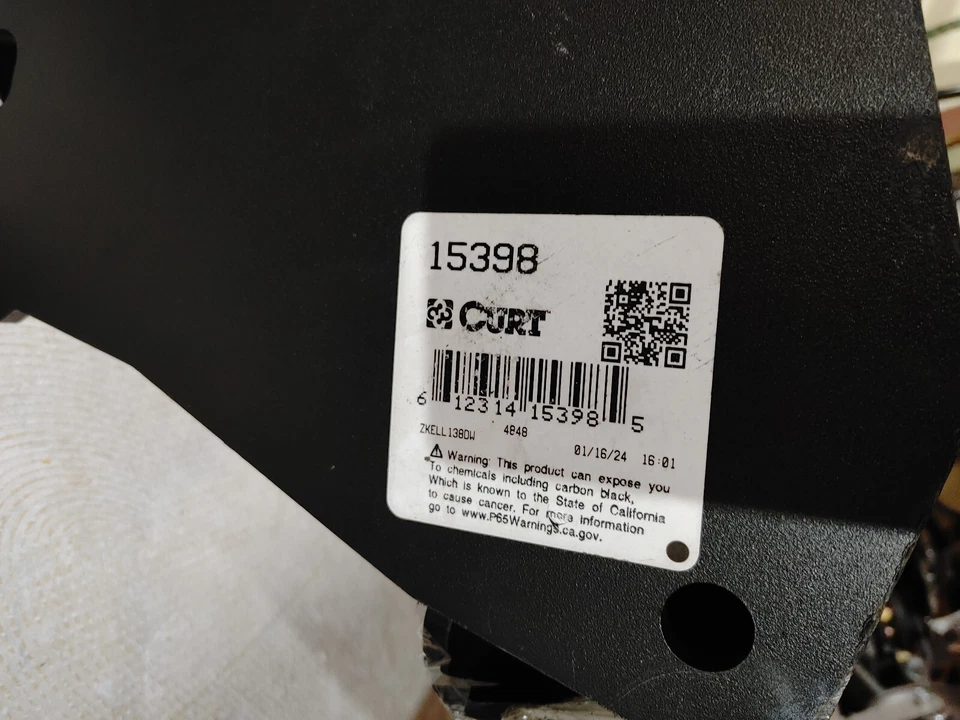 Сцепное устройство Curt 15398 Trailer Xtra Duty подходит для Toyota Tundra 2007-2018 годов выпуска *без оборудования* (W1G) - Изображение 2 из 4