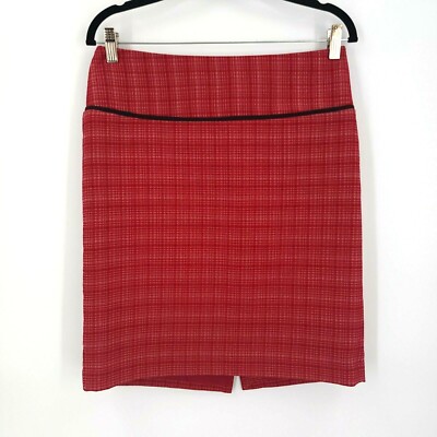 The Limited Women's Plaid Back Vent Side Zipper Pencil Skirt