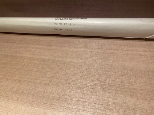 8YD GREGORIUS PINEO FH-513 Fine Hemp Rose Artisanal Wallpaper Japan $650 Retail - Picture 2 of 19