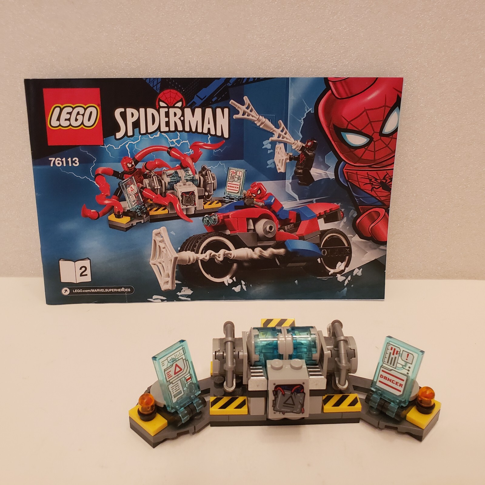 authentic LEGO set #76113 Spider-Man Bike Rescue no bike or figures small  build | eBay