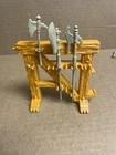 Vintage MOTU 80s Castle Grayskull Weapon Rack with Weapons Mattel He-Man
