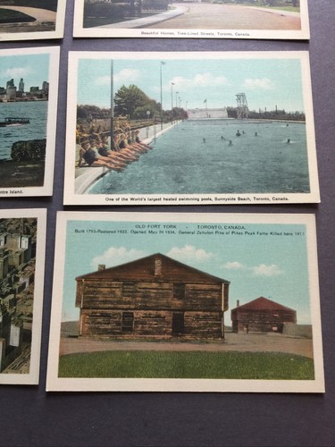 Juego de 10 postales Views of Toronto Canadá 1920 sin usar nuevo envío gratuito L4 - Imagen 5 de 10
