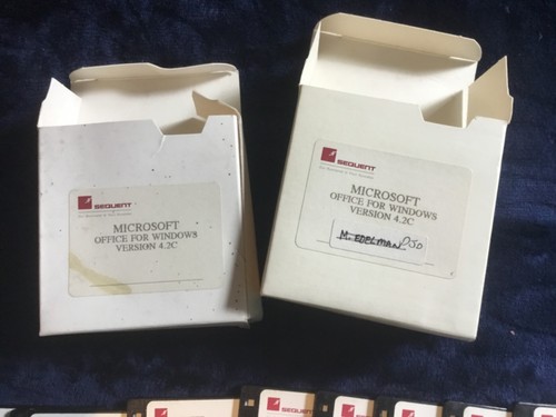 Microsoft Office version 4.2 Software 3.5” Floppy Disks For Windows Sequent - Picture 4 of 4