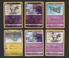 Dreepy Pokemon Card Collection Set of 6 English Cards Cute Basic Reverse Holo