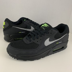 NIKE AIR MAX 90 AM90 Black Grey Volt Neon Green Night Ops CV1634 001 Size 8.5 | eBay