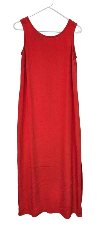 Cynthia Howie for Maggy Boutique Red Dress Size 6 100% Silk 2pc Dress - Image 4 of 4