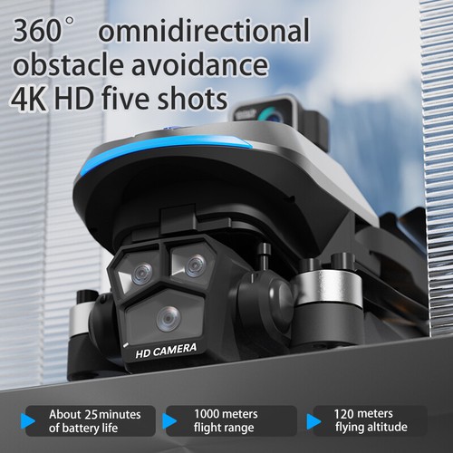 AE8 EVO RC Drone GPS FPV 4K HD Dual Camera 360° Obstacle Avoidance 3 Battery - Picture 24 of 24