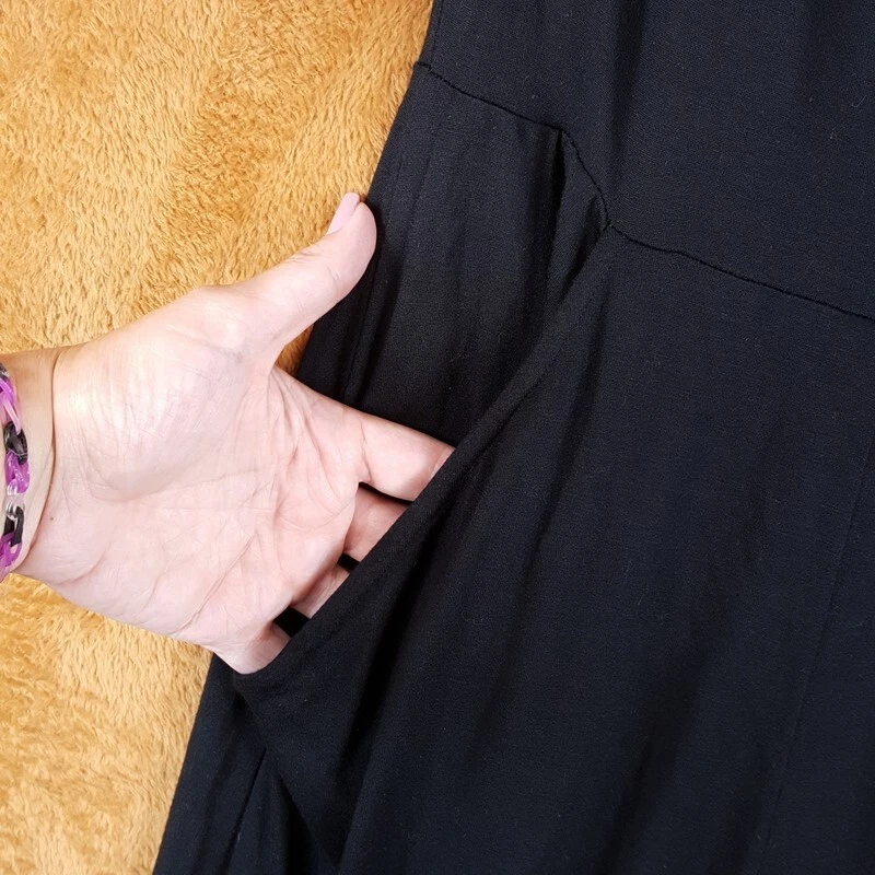 Mono para mujer RACHEL PALLY XS negro a rayas sin tirantes modal elástico Foto 2 de 4