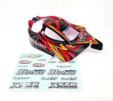 HSP Off Road Nitro RC 1/10 Buggy Body Shell BLUE Flame 06027 66001 - NEW