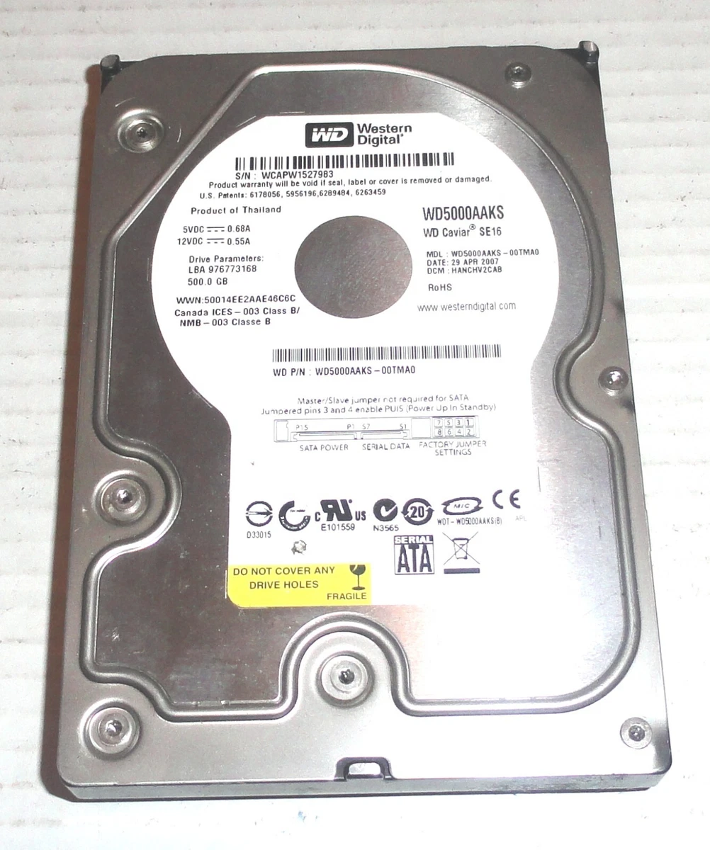 Disque Dur Ancien Western Digital WD93048-A – 41 Mo – IDE PATA 3,5″ – Pour PC Vintage