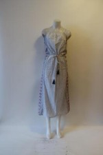 Womens Shade White, Red, Blue Print Maxi Dress Sz XS/S*