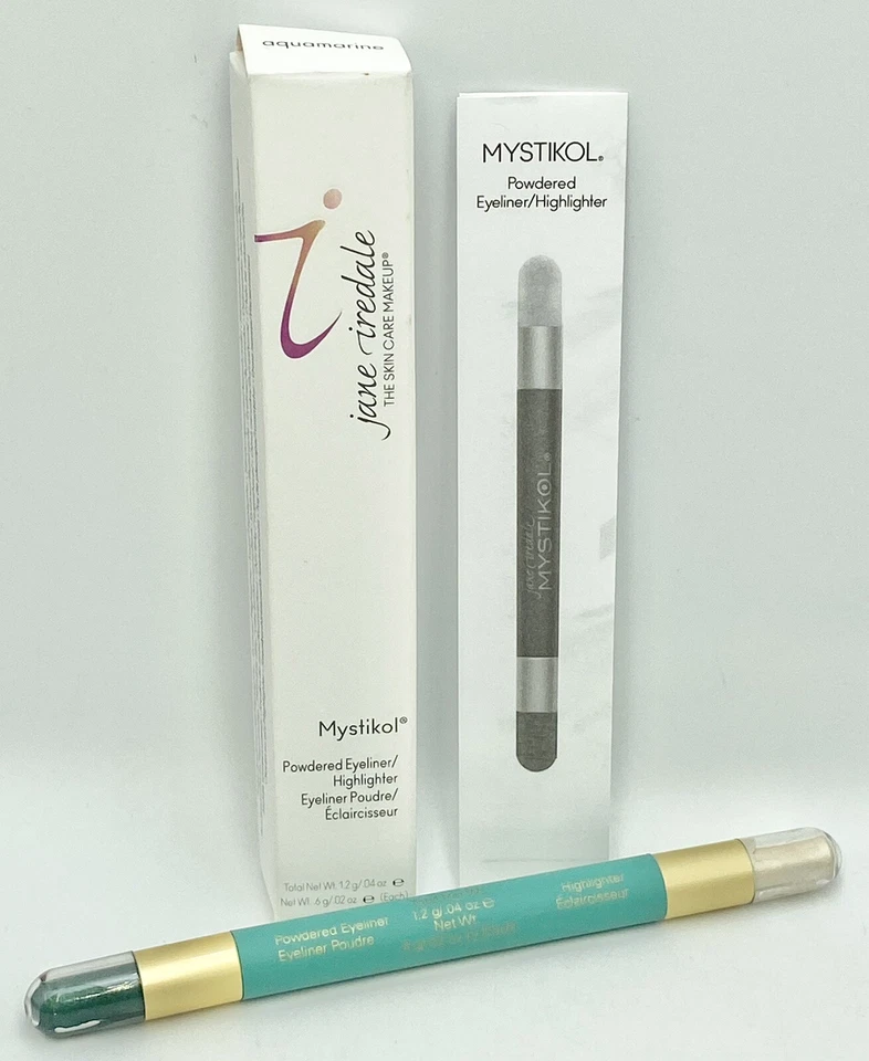 Jane Iredale MYSTIKOL Powdered Eyeliner / Highlighter Pencil Stick Aquamarine - Image 3 of 4