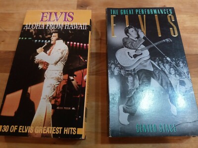 Elvis - Aloha From Hawaii (VHS) Elvis The great performances Center Stage VHS