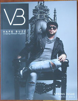 Vape Buzz magazine March 2016 A Billion Lives, Mark Makko, HR 2058 Sub Ohm rare!