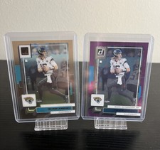2022 Panini Clearly Donruss Football Trevor Lawrence Jaguars /75 & /359 Purple