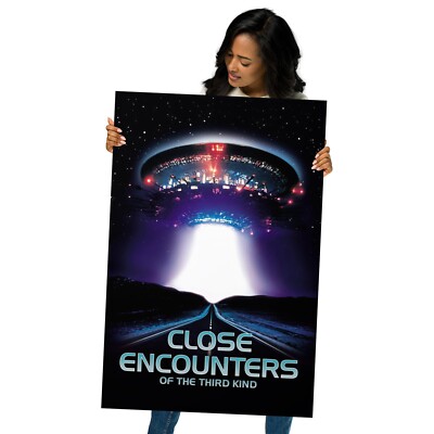 Close Encounters of the Third Kind 1977 Poster 24x36'' RARE Reproduction