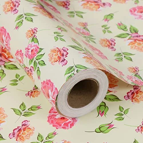 Floral wrapping paper rolls online