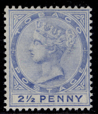 TOBAGO QV SG16, 2½d dull blue, NH MINT. Cat £65. | eBay UK