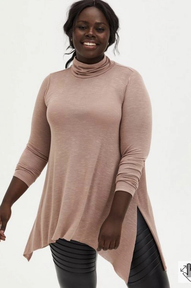 Turtleneck Tunic Top