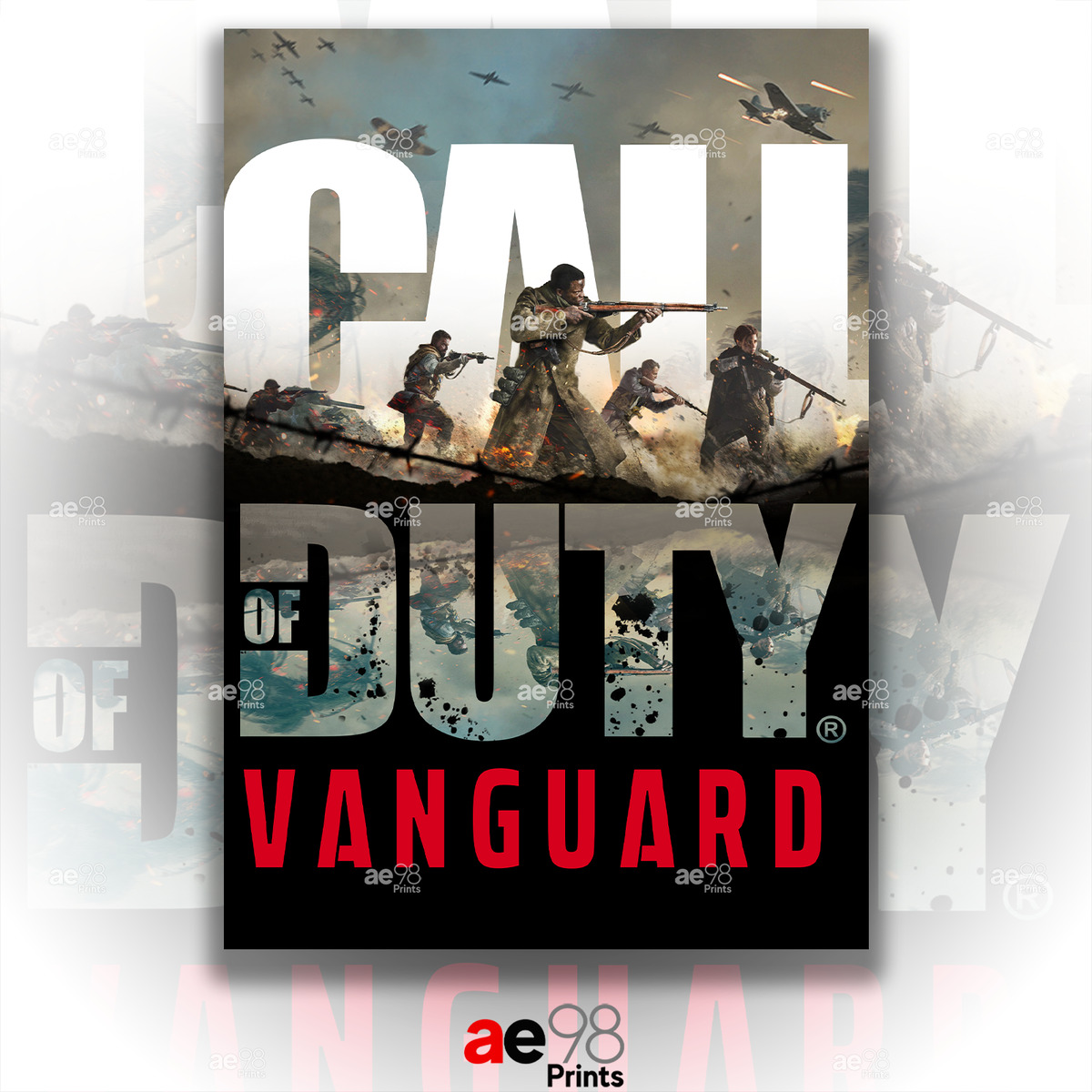 Call of Duty World At War Video Game Poster – Aesthetic Wall Decor