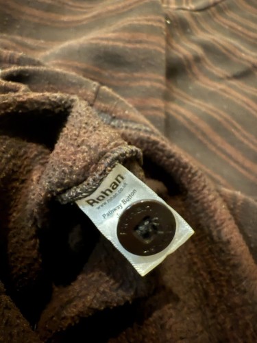 Rohan Jumper Men's Medium Brown Pathway Button Sweatshirt Sweater Pullover Top - Picture 7 of 7