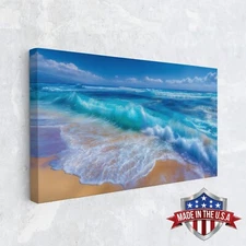 The Surf Sings Loudest Canvas Print for Home Decor, Wall Decor Art Print Poster