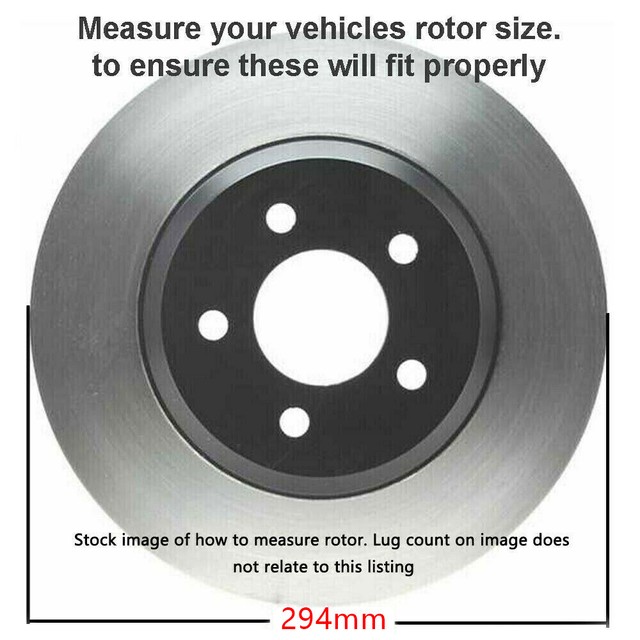Front Disc Brake Rotor for 20122014 Dodge Avenger With 340mm Diameter