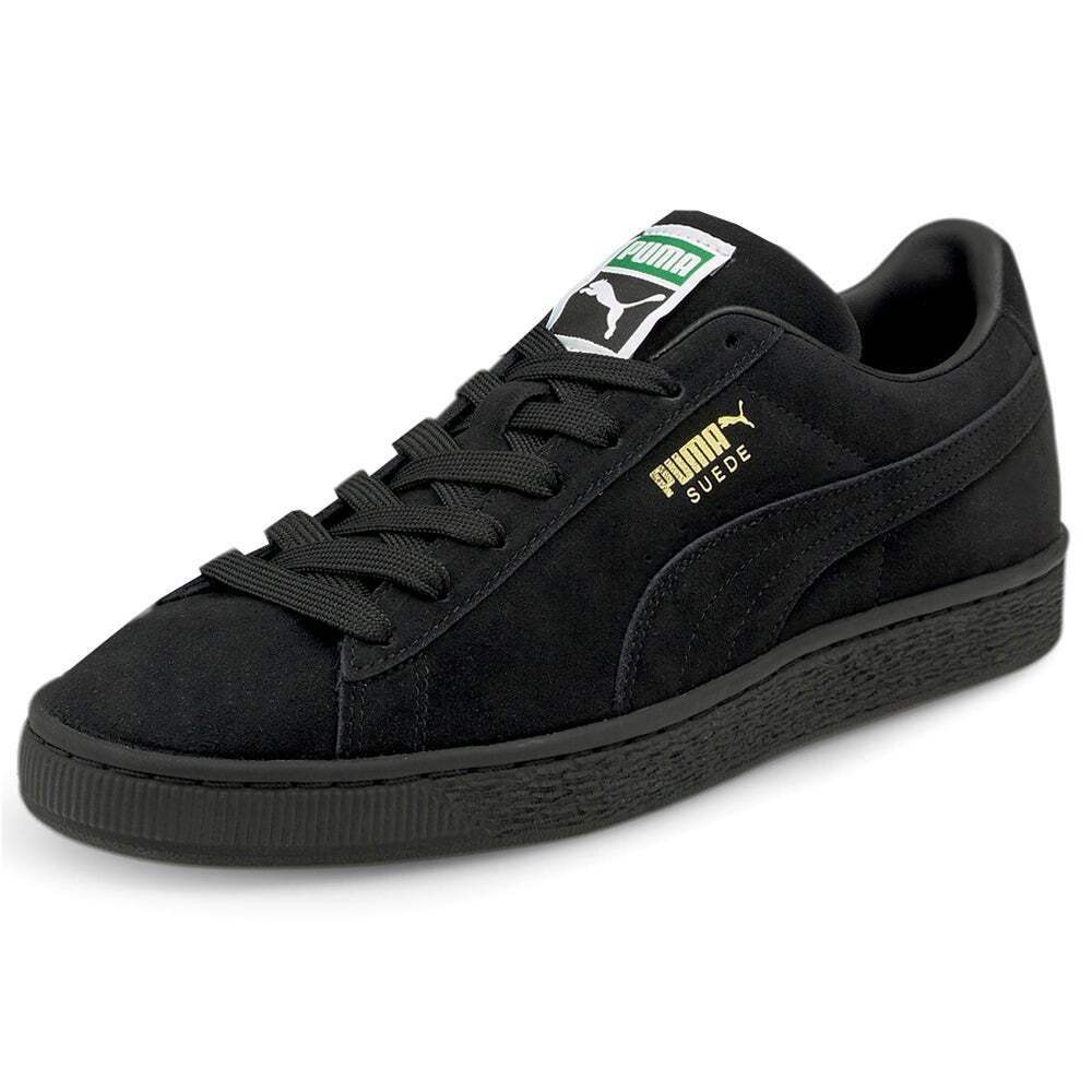 PUMA Suede Classic Xxi Lace Up Mens Black Sneakers Casual Shoes