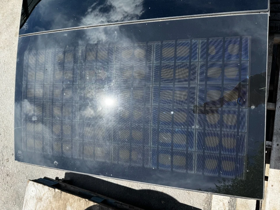 Toyota Prius 2010 techo corredizo deflector de vidrio solar cartucho marco panel de montaje Foto 4 de 4