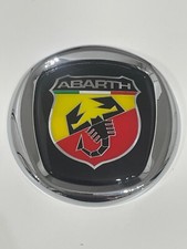 ABARTH LOGO EMBLEMA STEMMA 120 mm FREGIO 500 595 695 PUNTO PANDA TUNING