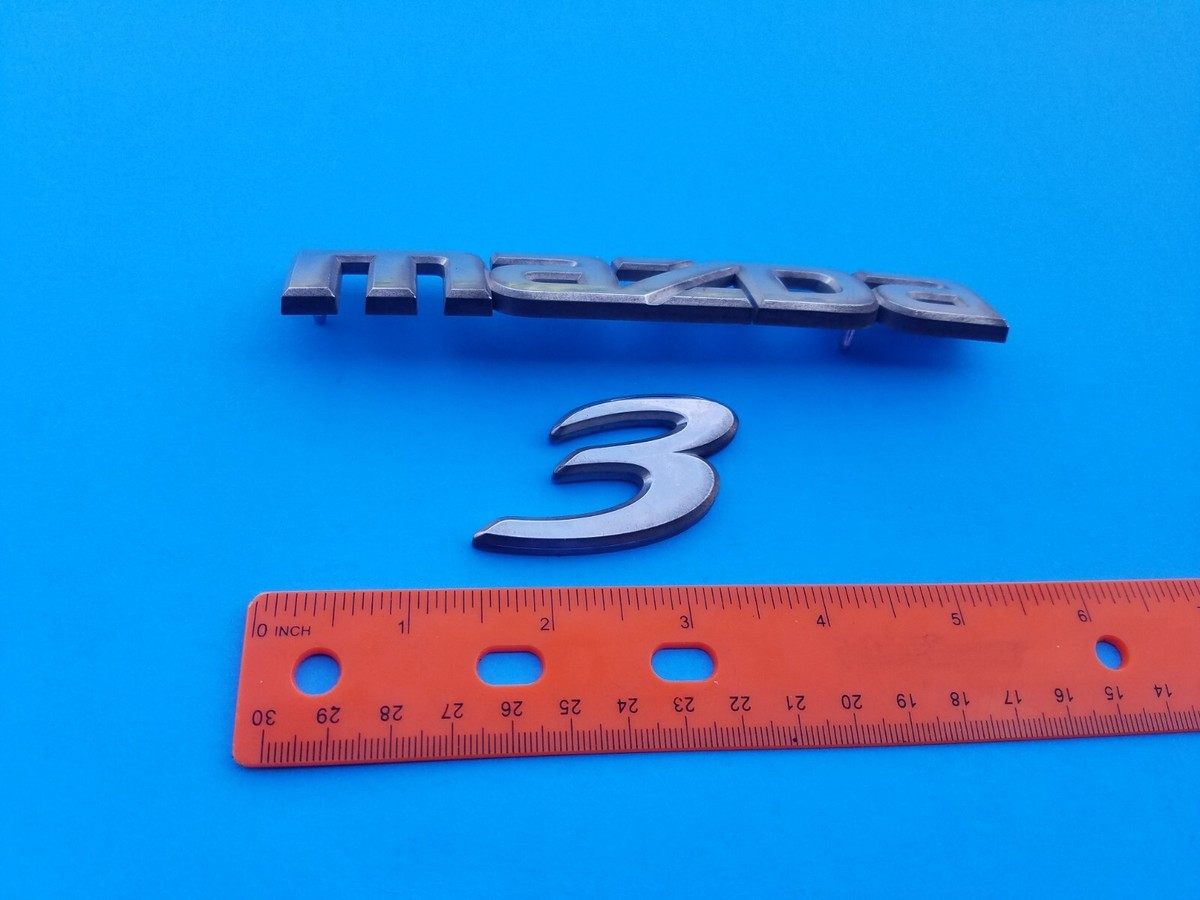 10 11 12 13 MAZDA 3 MAZDA3 SEDAN REAR EMBLEM LOGO BADGE SYMBOL OEM