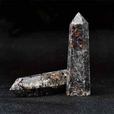 1 pc Natural Yoderite Yode Stone Flame Column Rainbow Tower 9-10 cm Collectible