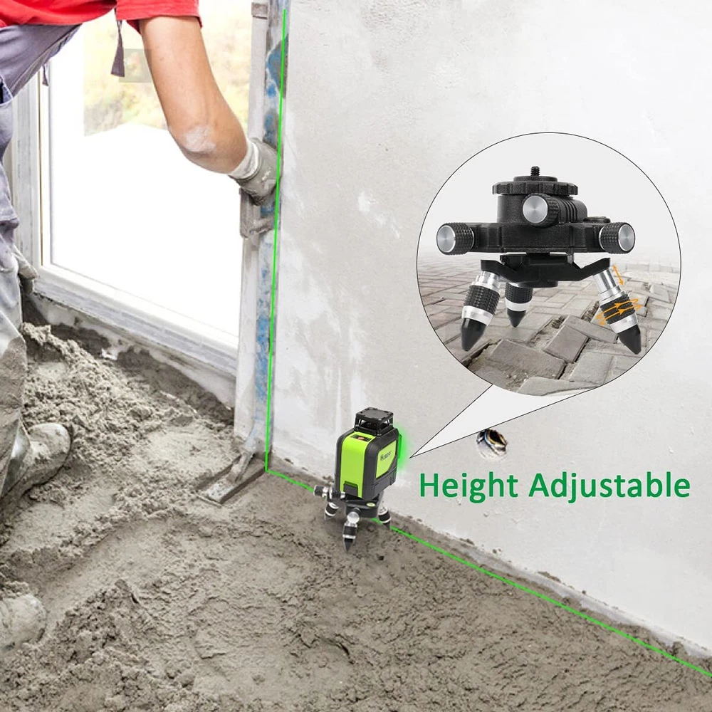 Laser Level Adapter, Metal 360-Degree Rotating Base for Laser Level Tripod Co...
