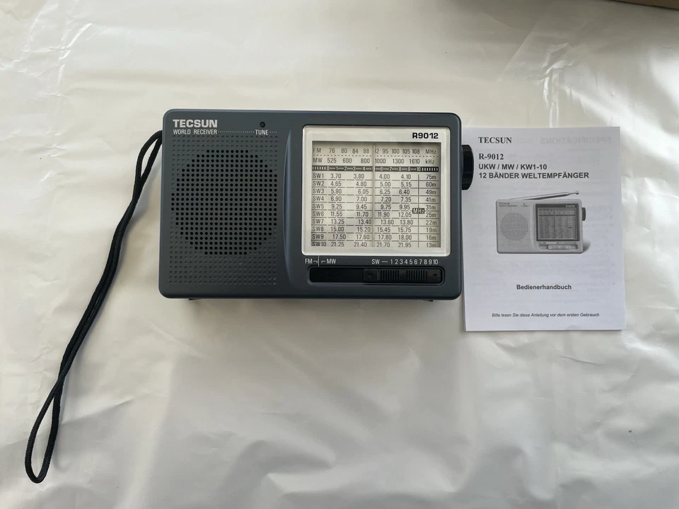 Neu TECSUN R-9012 Tragbares Radio UKW/AM/KW 12 Bänder Radio, Weltempfänger - Bild 2 von 4