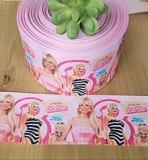 7/8, 1.5  3   1 YD Barbie Movie Grosgrain Ribbon Barbie Doll Hair Bow Ribbon