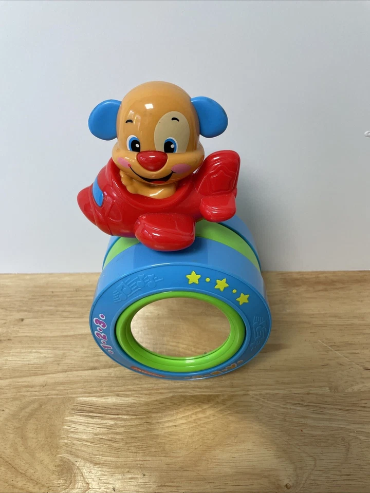 Fisher Price Laugh & Learn Crawl Along Ball ABC 123 Musical Airplane Childs Toy - Image 2 of 4
