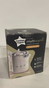 Tommee Tippee Multiwarm Intuitive Bottle Warmer, Automatic Timer, White