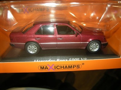 1:43 Maxichamps Mercedes-Benz 500 E V8 1991 red/rot in OVP
