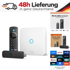 Amazon Fire TV Stick 4K Select + Ring Intercom Audio Bundle Streaming