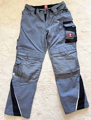 Engelbert Strauss e.s. motion winter Bundhose grau/schwarz Baumwolle Gr. 50