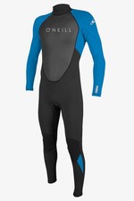 O'Neill Reactor 3/2mm Back Zip Full Wetsuit - Men's - Large / Black/Ocean