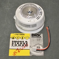 BRK First Alert Hardwire Smoke Detector & Strobe Light 7010BSL, Hearing Impaired
