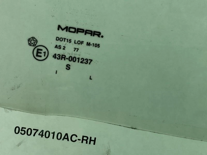 Right Door Window Glass Fits 2008-2010 Chrysler Sebring Convertible 83525 Foto 2 de 4