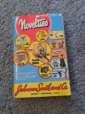 Vintage 1950 Johnson Smith and Co. Novelties Catalog