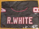 Roddy White Beckett Witnessed Autograph Custom Falcons Football Jersey