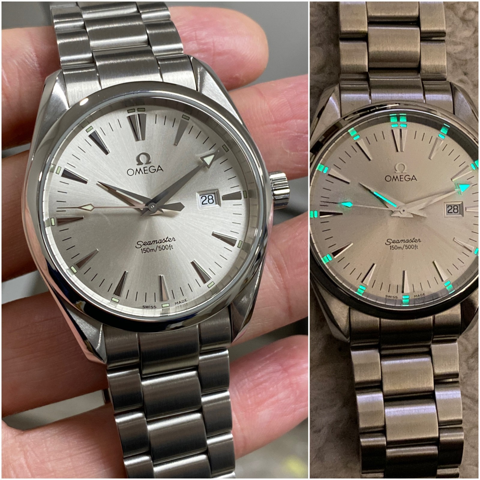 Omega Seamaster. Aquaterra. Strong Lume. 39mm.